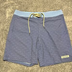 Fair Harbor Shorts Mens 32 Blue Hybrid Swim Trunks